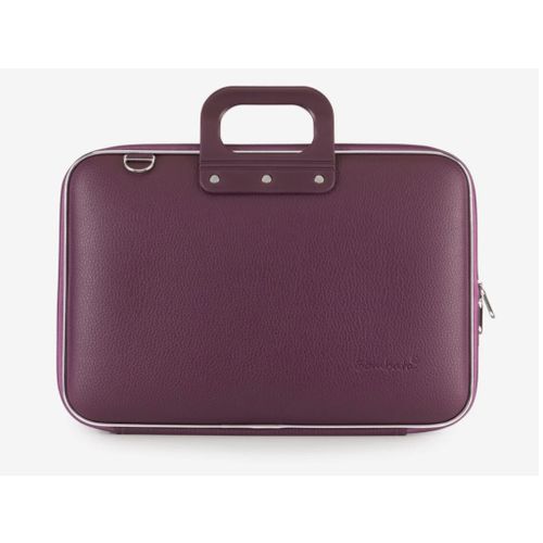 Torba BOMBATA Classic Vinil 15" Plum Purple slika 1