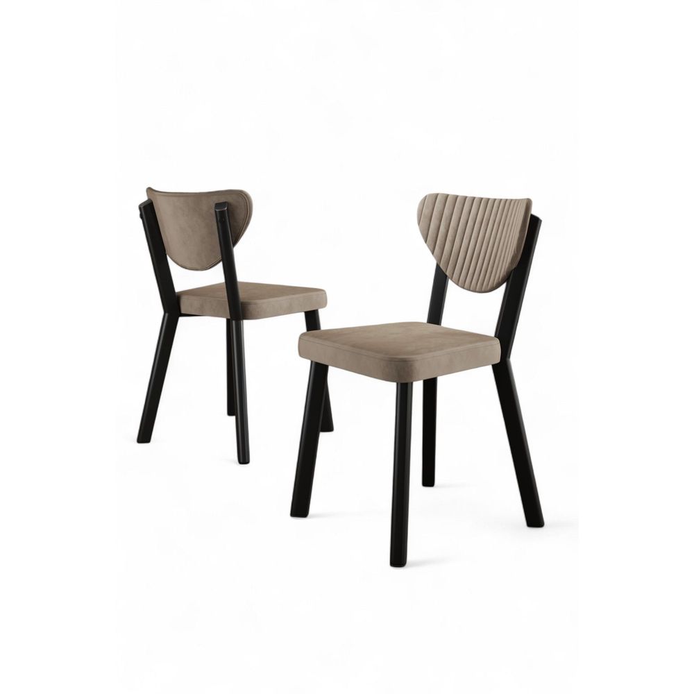 Arfe - Crni Set Stolica za Cappuccino (4 Komada) slika 2
