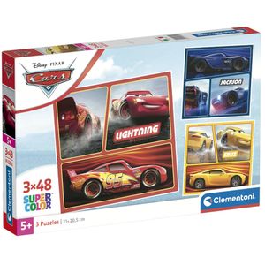 Disney Cars Puzzle 3x48 Dijelova