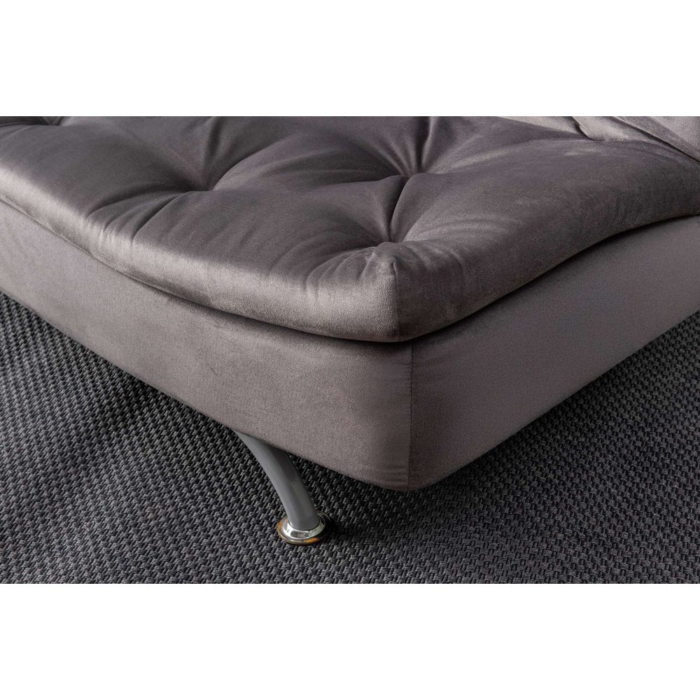 Sofa na razvlačenje Rivo - Sivi 3-sjedalni slika 4