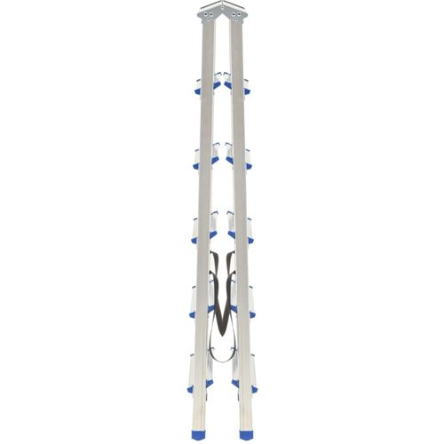 Aluminijske dvostrane ljestve sa 6 stepenica 136 cm slika 20