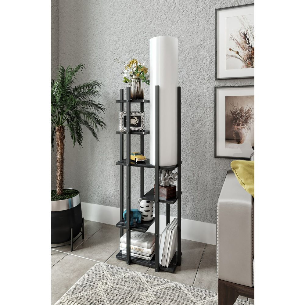 Vogue - OSM Crno-Bijela Podna Lampa slika 5