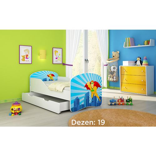 Deciji krevet ACMA I 140x70 F + dusek 6 cm19 slika 1