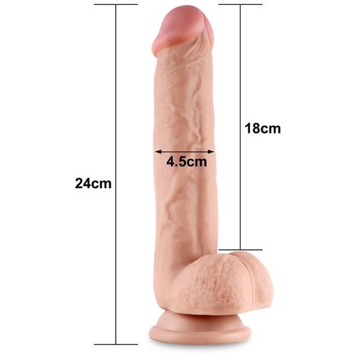 Lovetoy Sliding Skin dildo 24cm slika 16