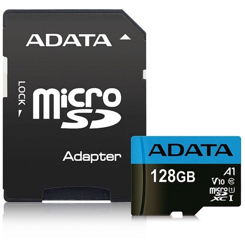 MICRO SD 128GB AData + SD adapter AUSDX128GUICL10-RA1 slika 1