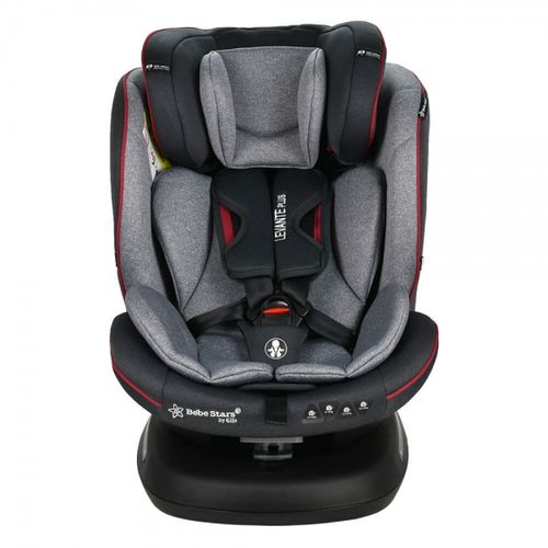 Bebe Stars autosjedalica Levante 360° 0-36kg ISOFIX - Red slika 2