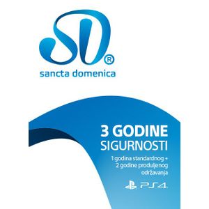 SD PS4 3 godine sigurnosti (1 godina standardnog + 2 godine produljenog održavanja)