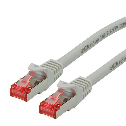 Secomp Roline SFTP (PiMF) PatchCord Cat6/CompLv, LSOH, sivi, 20.0m slika 1