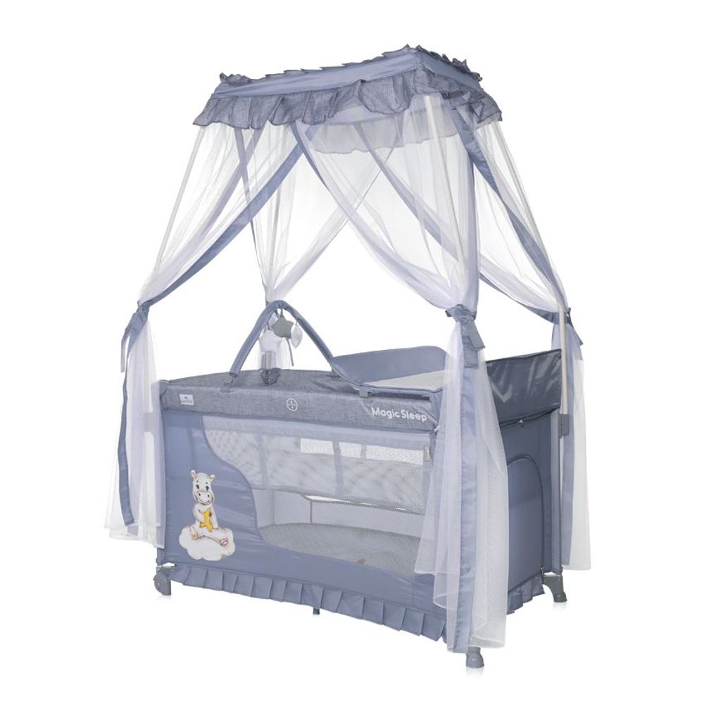 Lorelli Vikend krevetac Magic Sleep, Cool Grey Hippo slika 1