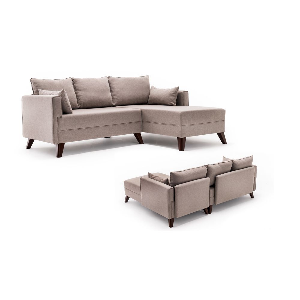 Ugaona Sofa Bella Desni Kut 2 - Krem slika 6