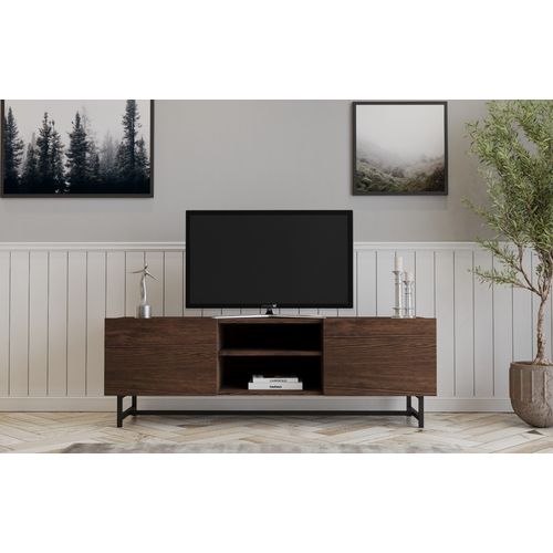 Wood - Walnut Walnut TV Stand slika 1