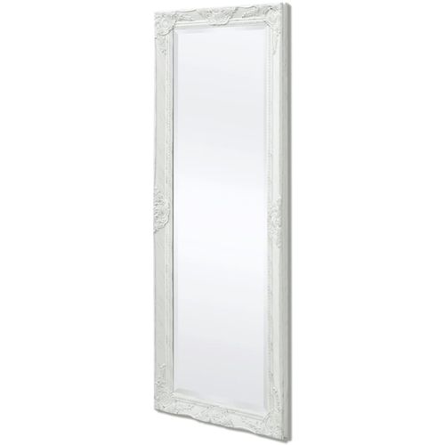 Zidno Ogledalo Barokni stil 140x50 cm Bijelo slika 46