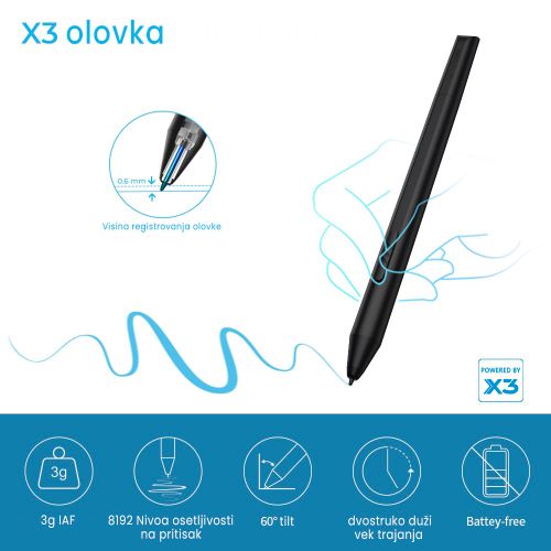 XP-Pen Deco LW Grafička tabla slika 6