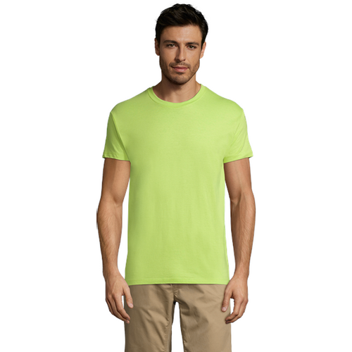 REGENT unisex majica sa kratkim rukavima - Apple green, S  slika 1