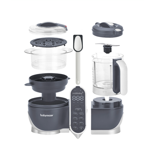 Babymoov Nutribaby+ kuhalo/mixer - Industrial Grey slika 2