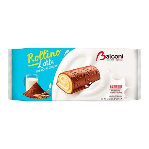 Balconi Rollino Rolade mini latte milk 222 g slika 1