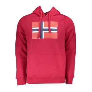 NORWAY 1963 MEN'S RED ZIP-OUT SWEATSHIRT