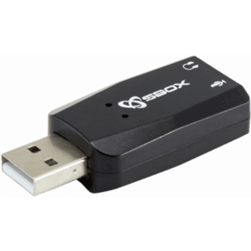 S BOX Adapter USB C11, USB / 2 x 3,5 mm slika 2