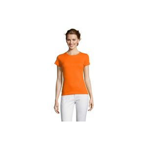 MISS ženska majica sa kratkim rukavima - Narandžasta, XXL 