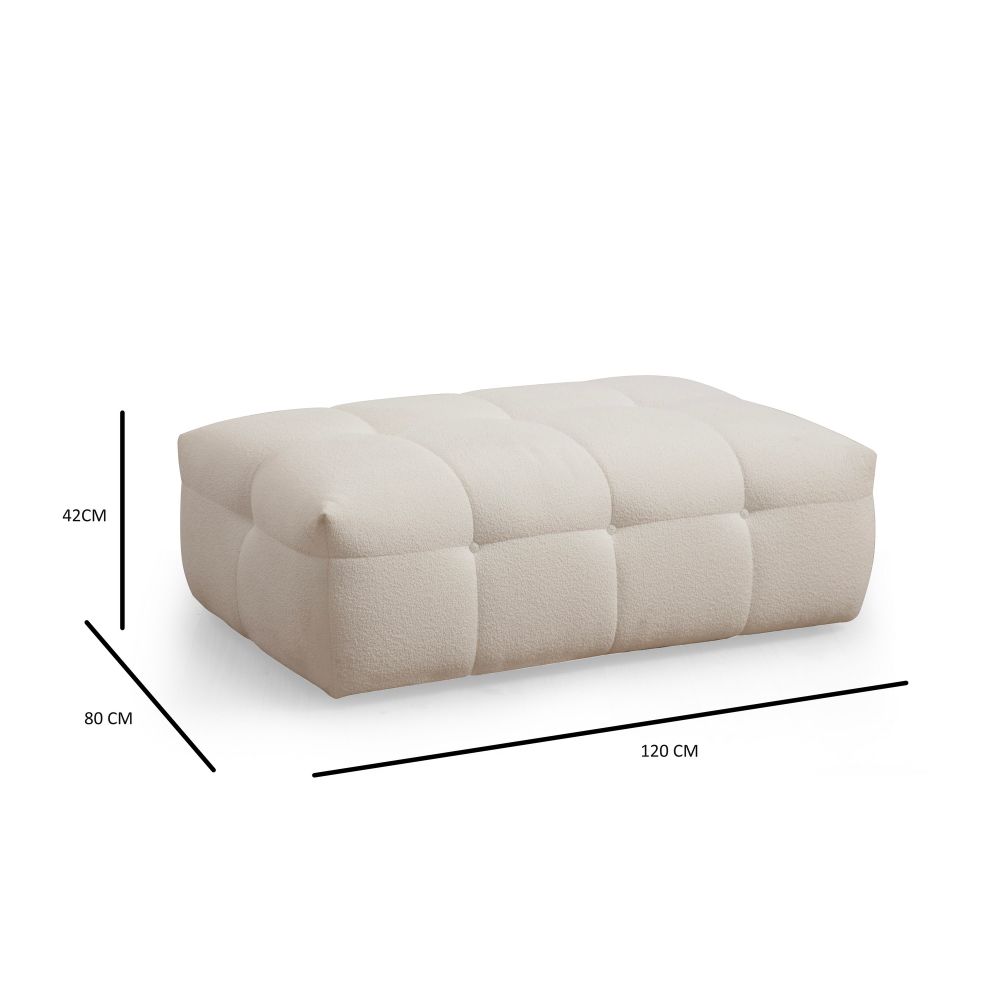 Cady Ottoman - Bež Tufet slika 3