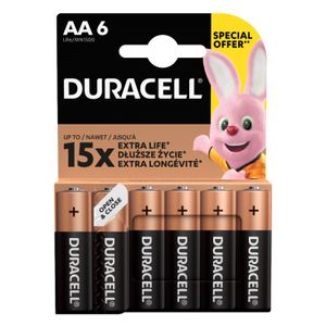 Duracell Basic baterije AA 6 kom