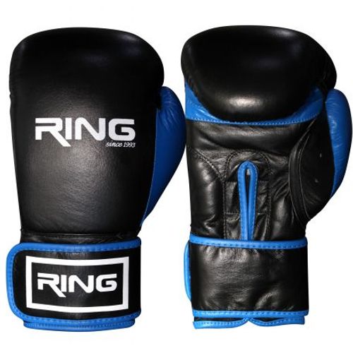 RING rukavice za boks 10 OZ kozne - RS 3211-10 blue slika 1