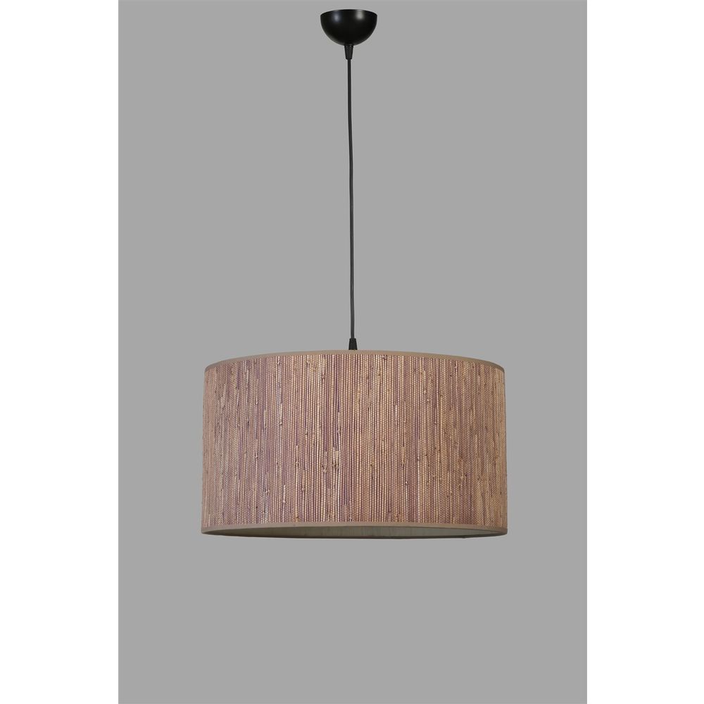 Bambu 04 Abajurlu Tekli Sarkıt Avize - Brown/Black slika 3