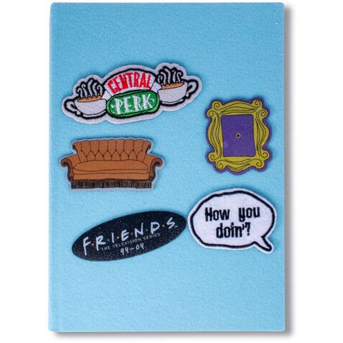 Friends Velcro Notebook with Patches slika 3