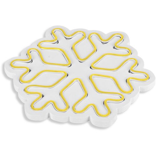 Wallity Ukrasna plastična LED rasvjeta, Snowflake - Yellow slika 14