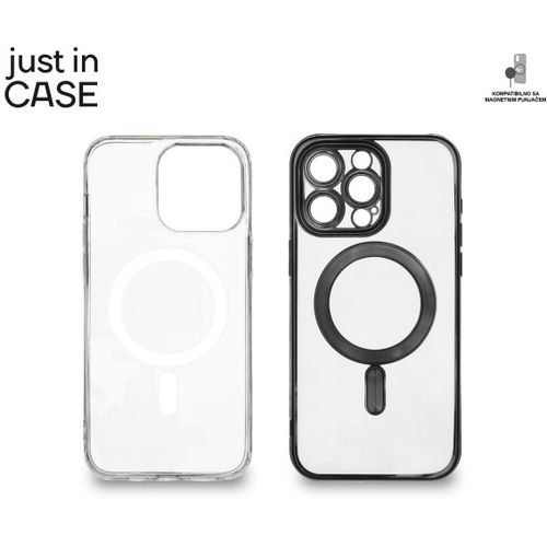 2u1 Extra case MAG MIX paket CRNI za iPhone 15 Pro Max slika 1