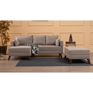 Atelier Del Sofa Bella Ugao Sofa Levo 2 - Krem