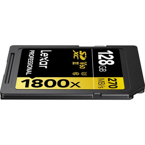 Lexar SD 128GB 1800x SDXC UHS-II card, 270MB/s read 180MB/s write C10 V60 U3 slika 4