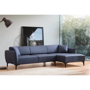 Atelier Del Sofa Kutna garnitura, Plava, Belissimo Right - Blue