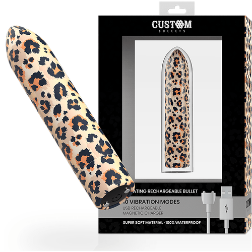 Custom Bullets Leopard Magnetic Vibrator slika 12