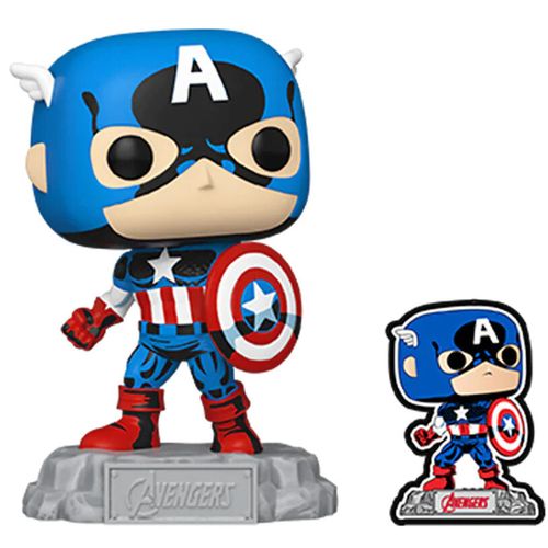 Funko POP figura Marvel Avengers Kapetan Amerika Ekskluzivno slika 2