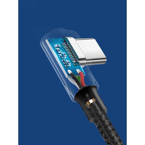 Ugreen kutni kabel USB Type C brzo punjenje QC3.0 3 A 1 m slika 3