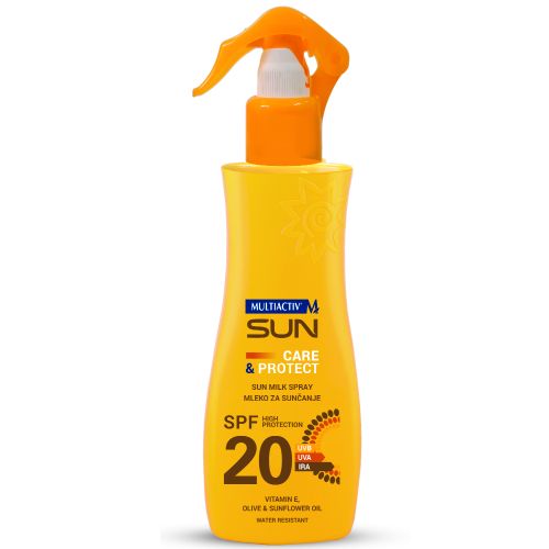 Multiactiv Sun Care&Protect Mleko za sunčanje SPF 20, 200ml  slika 1