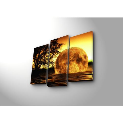 3PATDACT-26 Multicolor Decorative Led Lighted Canvas Painting (3 Pieces) slika 2