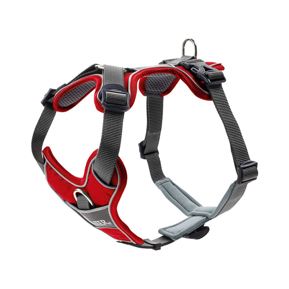 Hunter Oprsnica Divo XS, najlon crvena/siva slika 2