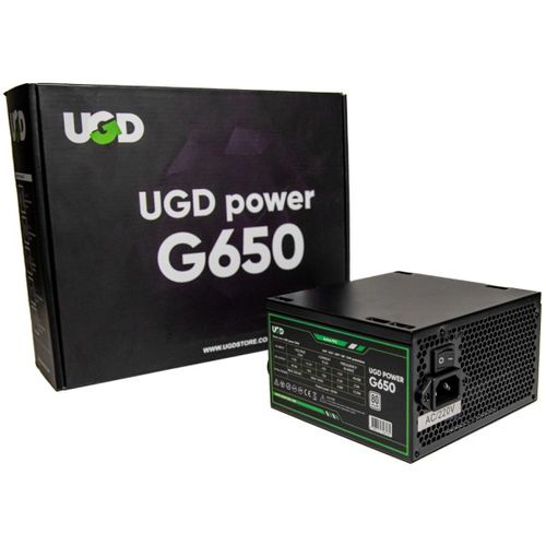 Napajanje G650 650W UGD Power 12cm FAN, 20+4pin, 4+4pin, 4xSATA, 2xIDE, 2x6+2pin 80Plus, Black slika 7