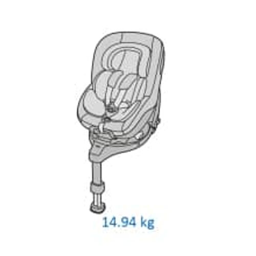 Maxi-Cosi autosjedalica Mica 360 Pro i-Size, Grupa 0+, 1 (0-18 kg) - Autentična Crna slika 45