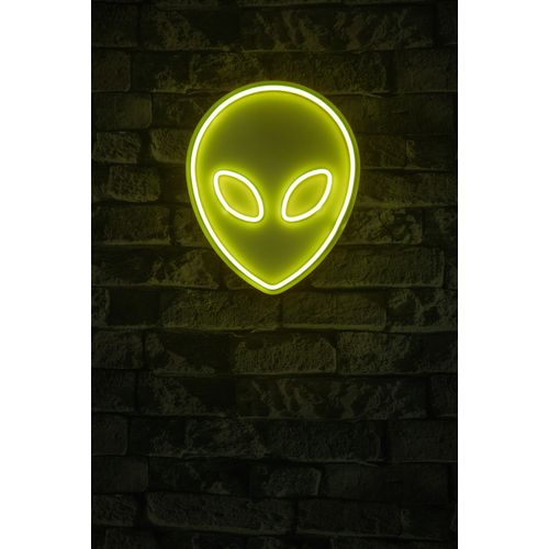 Wallity Ukrasna plastična LED rasvjeta, Alien - Yellow slika 2