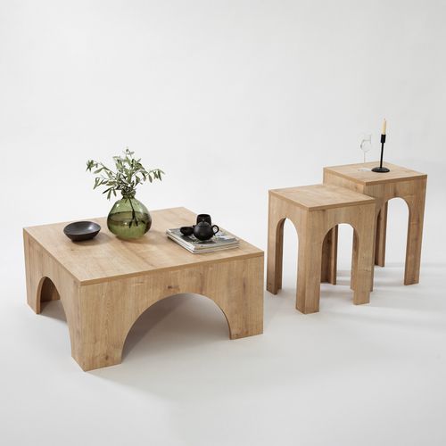 Collesium 2 - Oak Oak Coffee Table Set slika 7