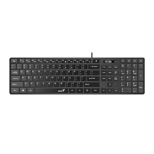 GENIUS SlimStar 126 USB US crna tastatura slika 1