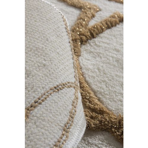 Bonne - Gold Multicolor Bathmat Set (3 Pieces) slika 6