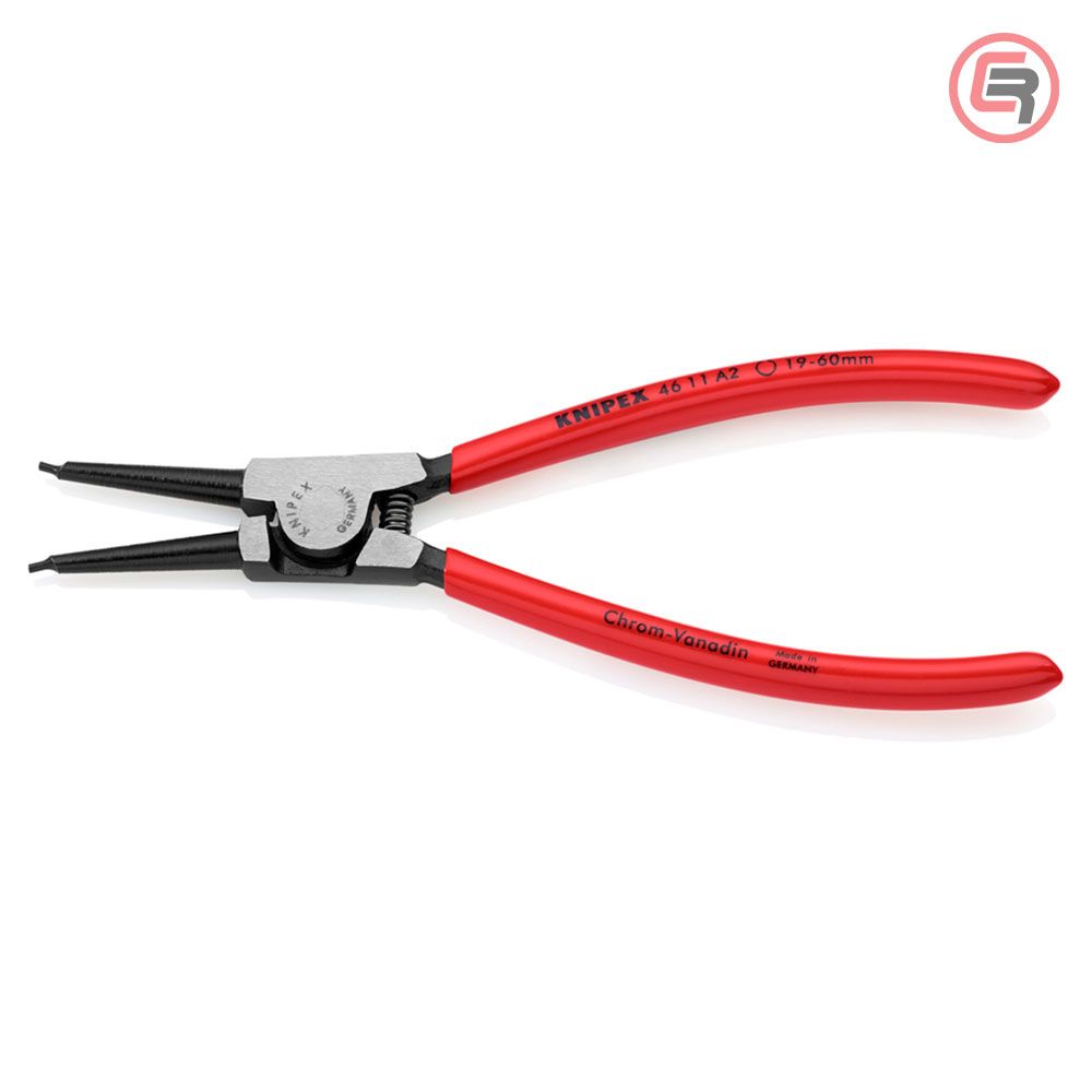 Knipex Kliješta Za Seger Osigurače Vanjska Ravna (fi 19-60 mm) 180 mm - 46 11 A2 slika 2