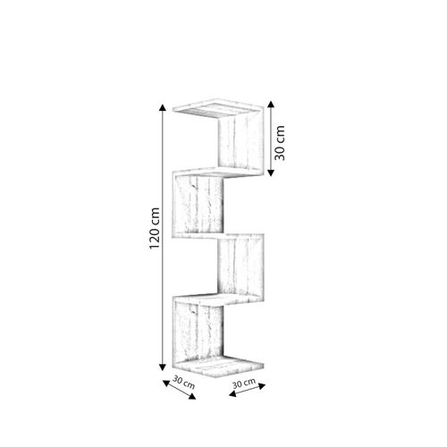 Woody Fashion Zidna polica, Schweinfurt L2023 slika 5