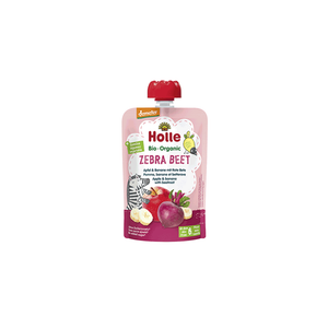 Holle Pire od jabuke, banane i cikle "Zebra beet" - Organski 100g 