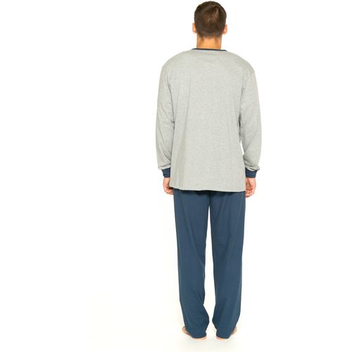 Muška pidžama dugih rukava s gumbima slika 3