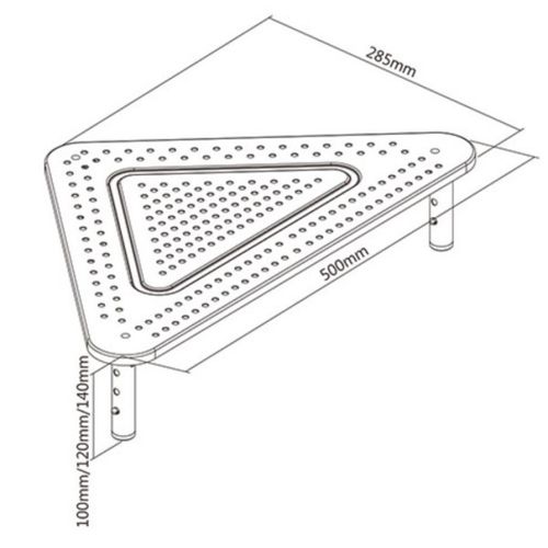 MS-TABLE-02 Gembird Podesivo postolje za monitor 500x285x120mm slika 3